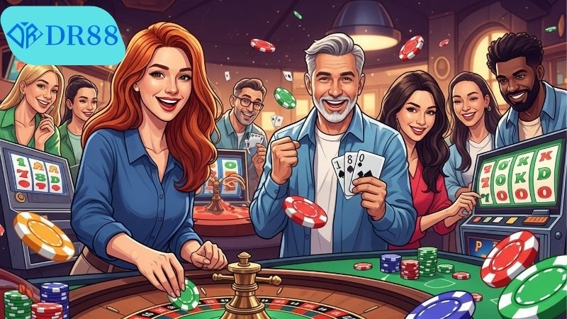 Các trò chơi casino không cần tải app DR88 phổ biến