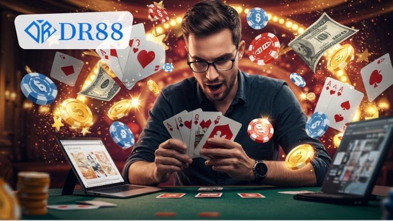 Cách tham gia giải đấu Poker trực tuyến DR88