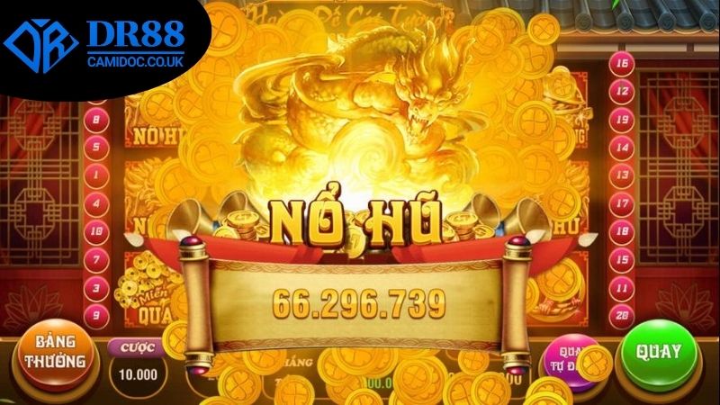 Lợi ích nổi trội nhận được ngay khi chơi quay hũ đổi thưởng DR88