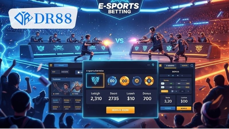 So sánh tỷ lệ cược E-sports DR88