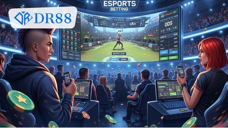 Trải nghiệm cá cược E-sports trên DR88 với đa dạng tựa game hot