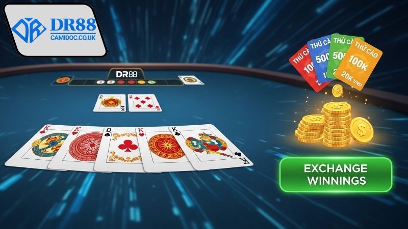 Ưu điểm game bài trực tuyến có hỗ trợ đổi thẻ DR88