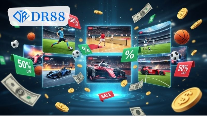 Sự hấp dẫn của chương trình giảm giá cược thể thao tại DR88