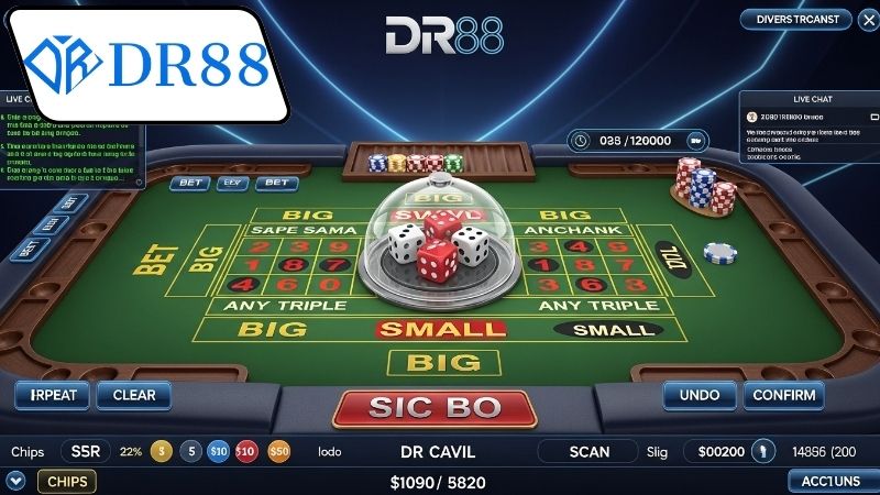 Luật chơi Sic Bo tại DR88
